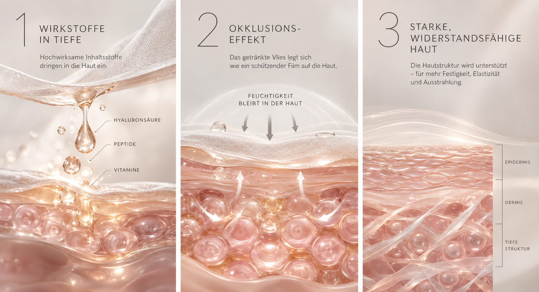 Aufbau der Haut im Querschnitt – Epidermis, Dermis und Subkutis (FRAUSCHMITZ Beauty)