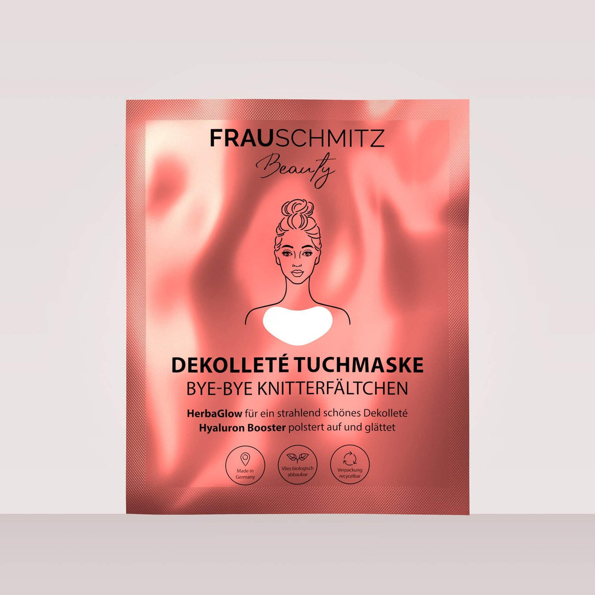 FRAUSCHMITZ Beauty Dekolleté Tuchmaske Sachet – Produktansicht