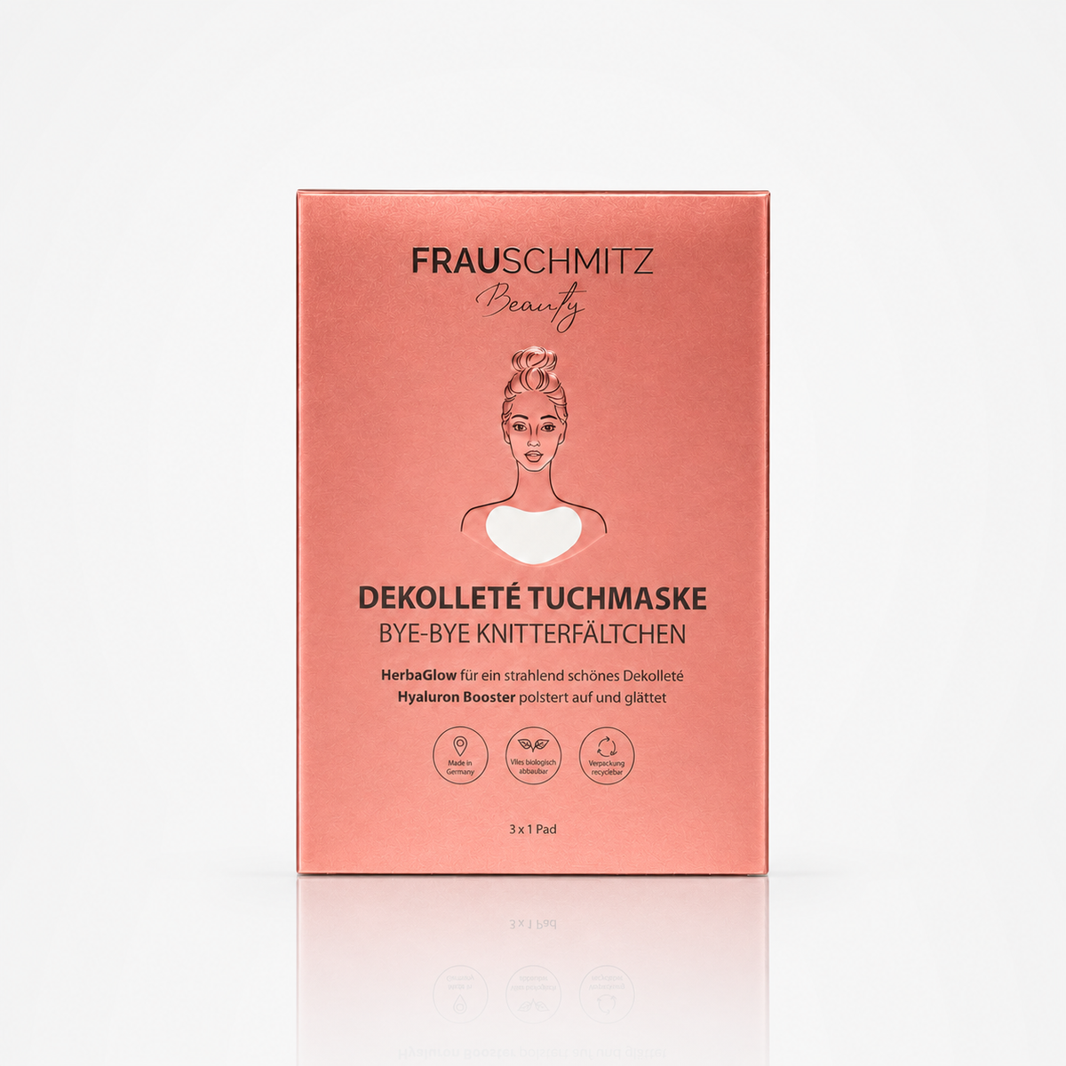 DEKOLLETÉ TUCHMASKE – 3er Set