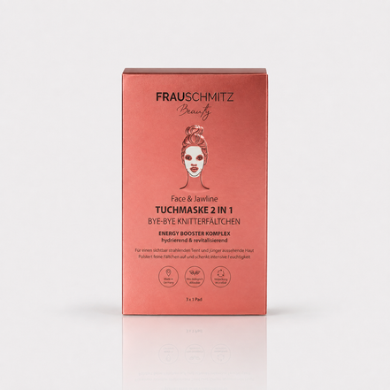 GLOW UP FACE & JAWLINE TUCHMASKE – 3er Set