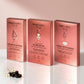 FRAUSCHMITZ 3-Zonen Glow Set – Hydro Eye Pads, Face & Jawline und Dekolleté Tuchmaske in rosé Verpackung